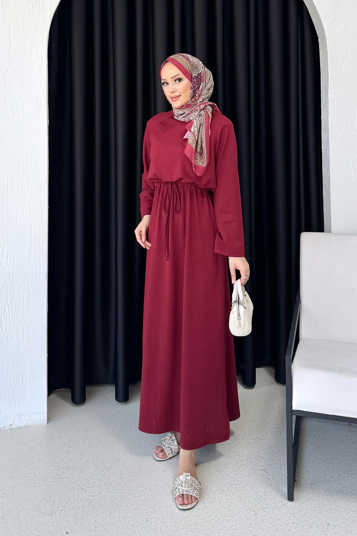 Modal Elbise 68-6203