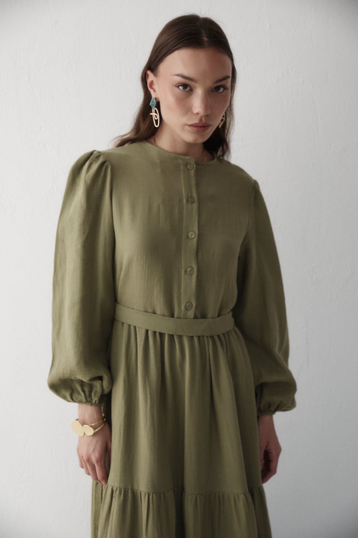 Müslin Elbise 32-3553