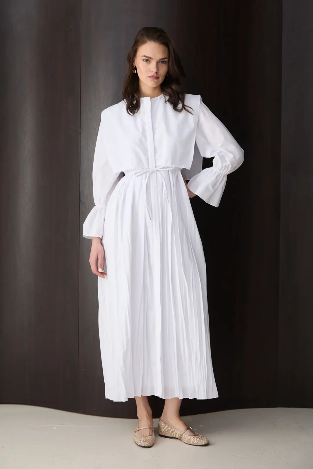Poplin Elbise 32-2621