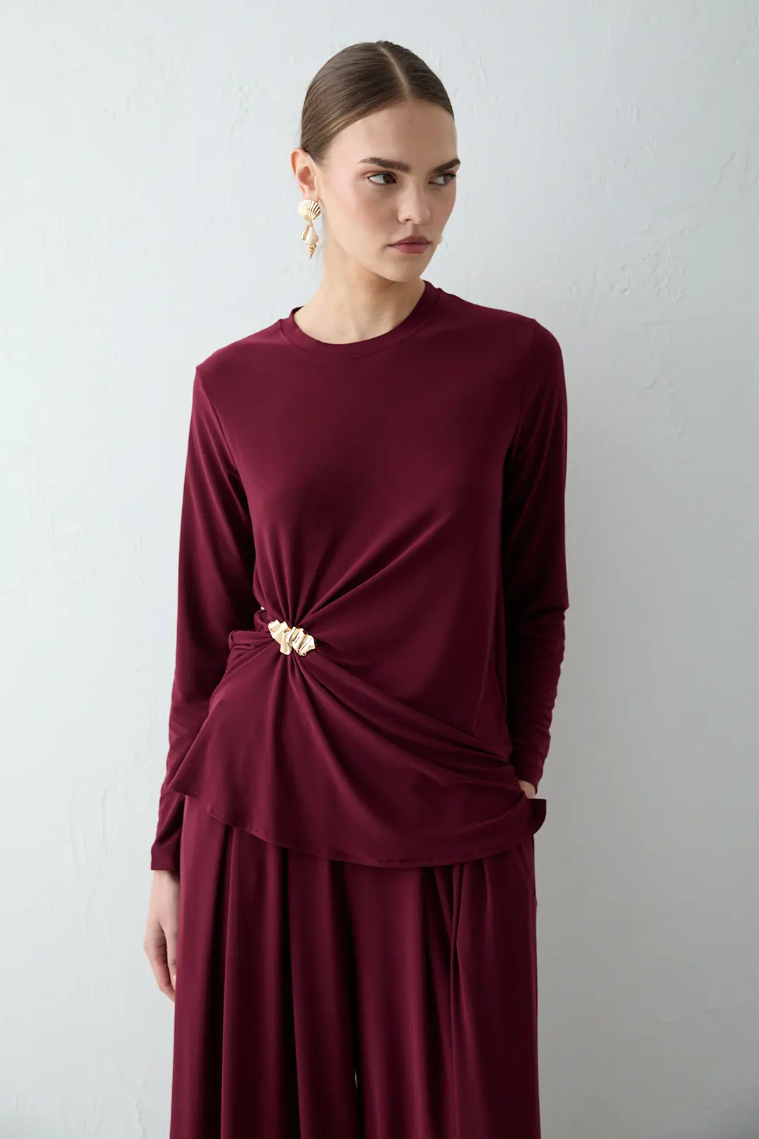 Broşlu Likralı Takım 32-2671 · 4