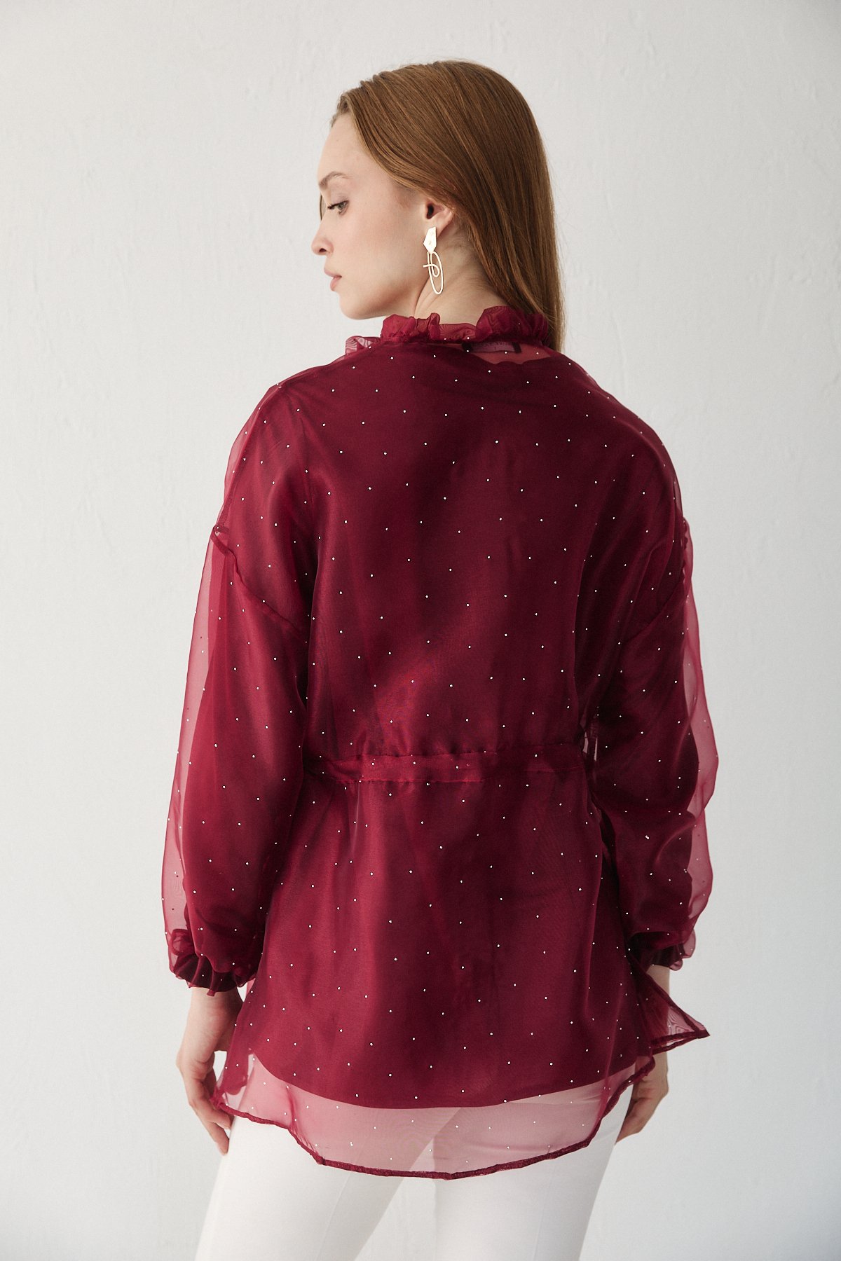 Taşlı Organze Kap 32-3508-1