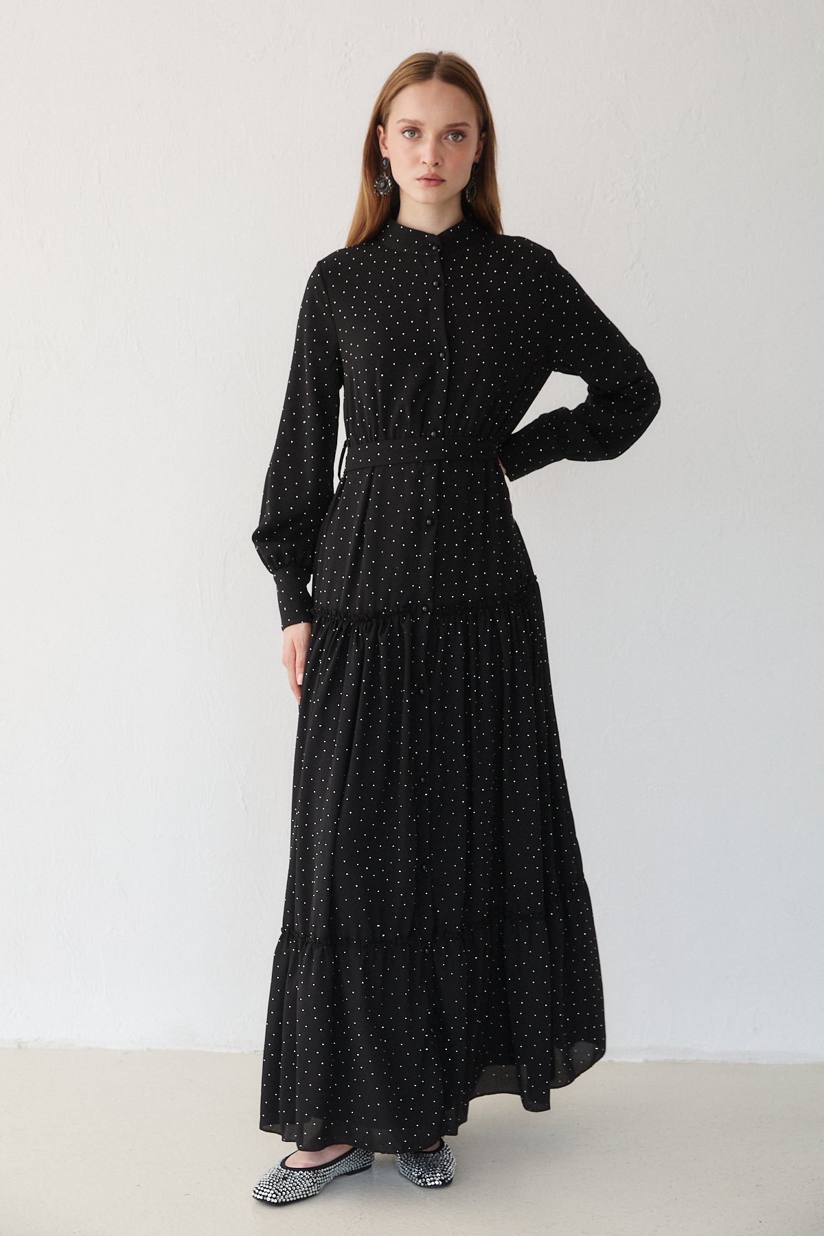 Taşlı Elbise 32-2368