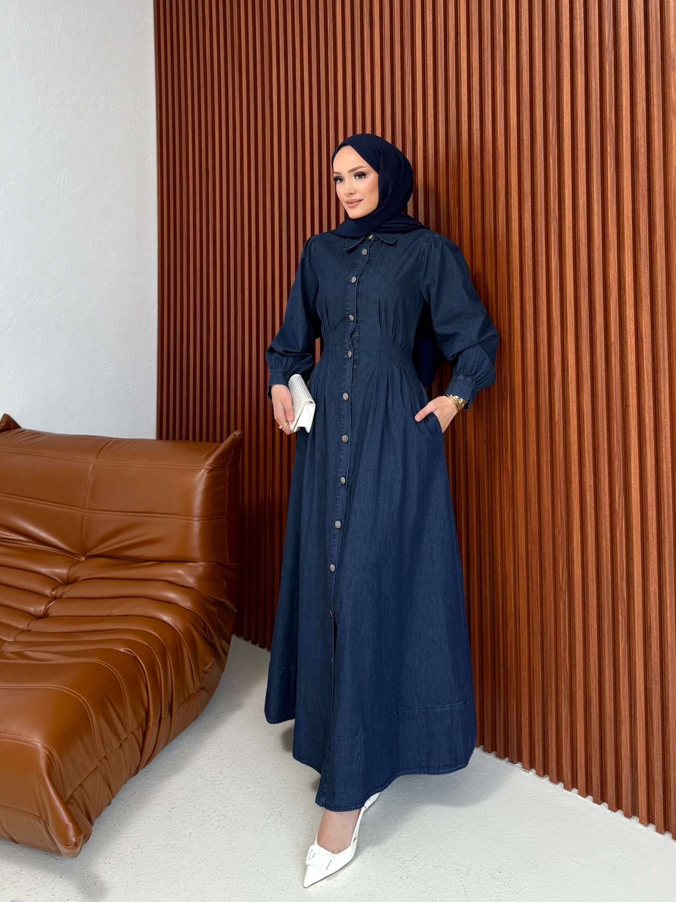 Denim Elbise 32-2347
