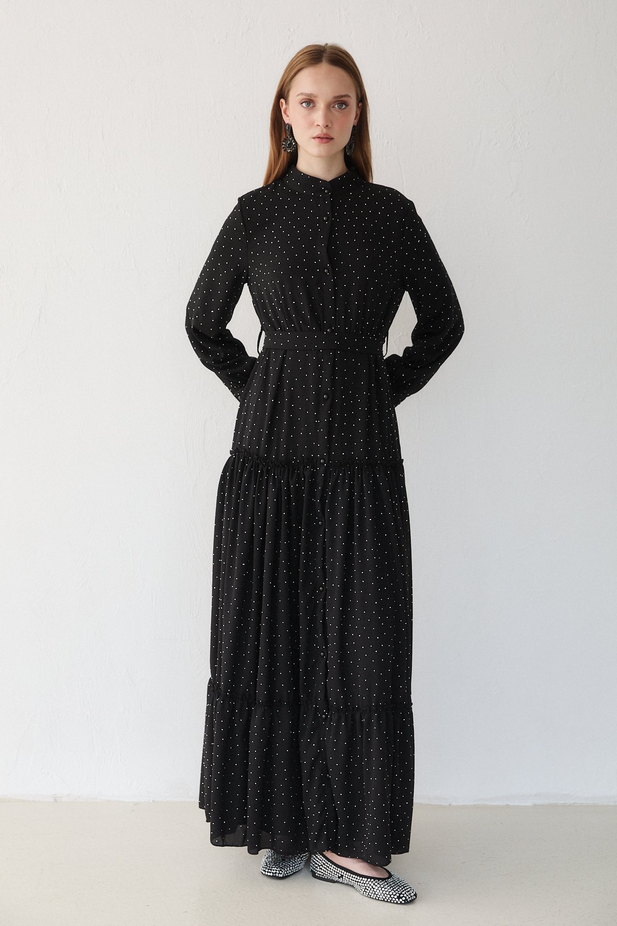 Taşlı Elbise 32-2368