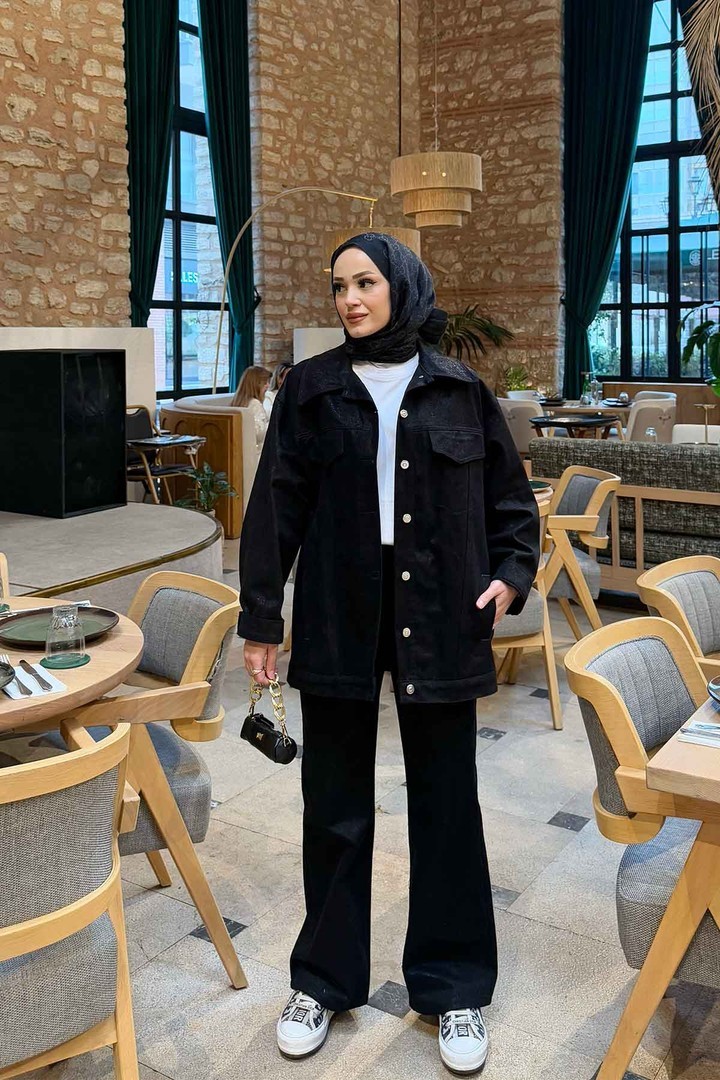 Gabardin Varaklı Ceket 32-3500
