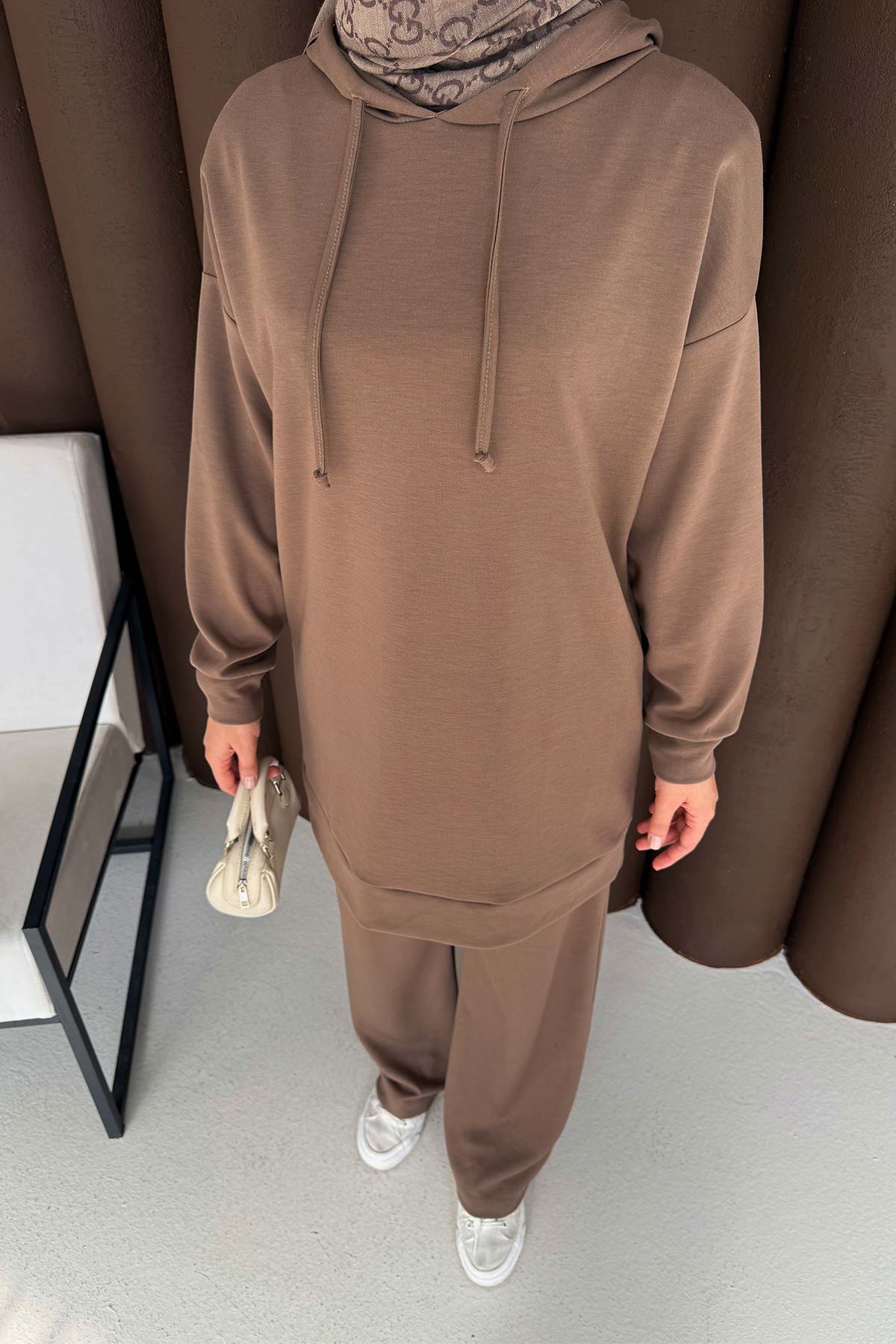 Kapüşonlu Basic Modal Takım 76-5501