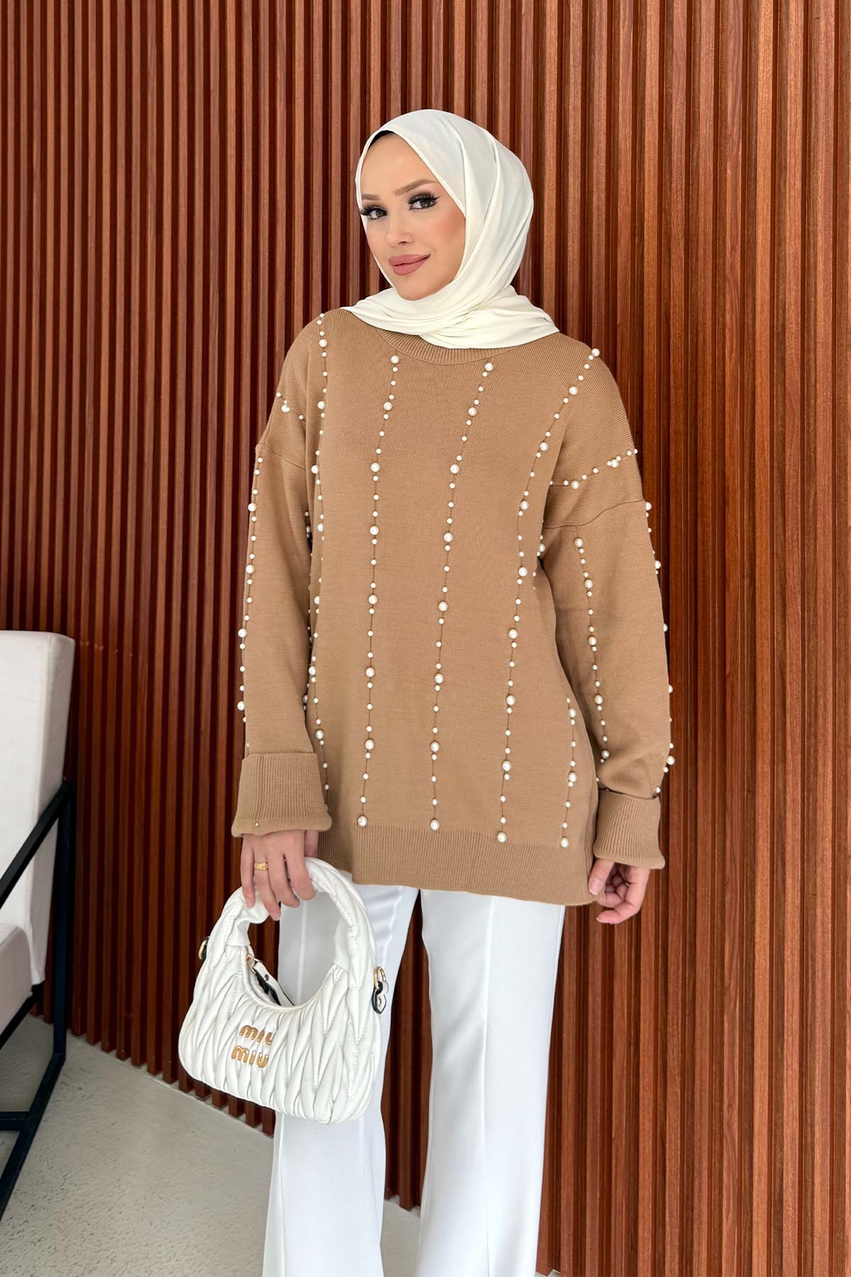 İncili Triko Kazak 32-7001-1