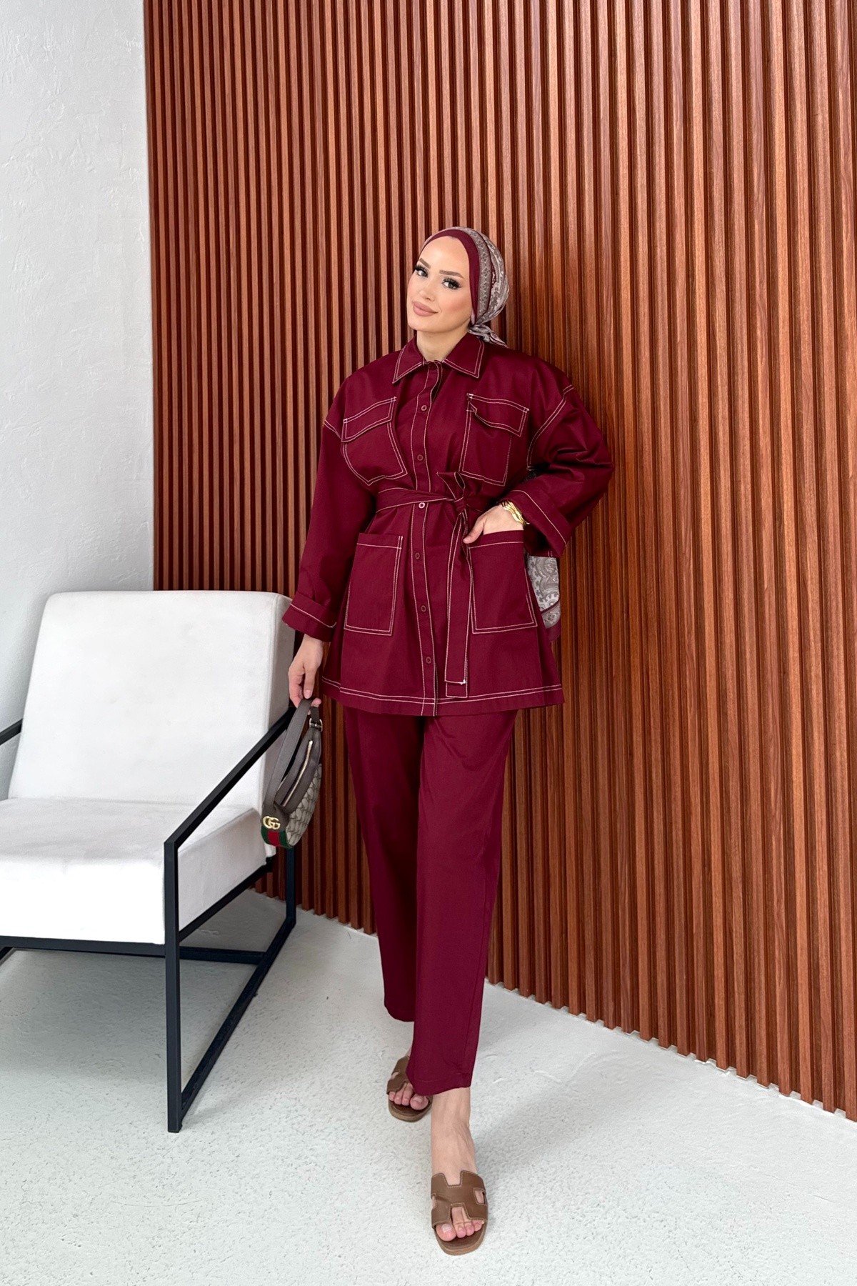Dikiş Detaylı Takım 75-1180