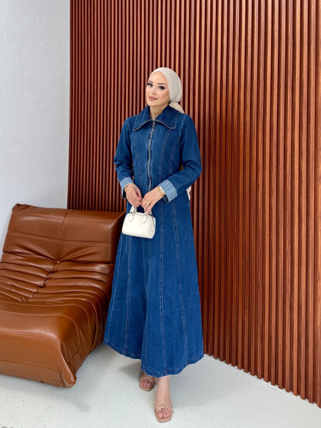 Denim Elbise 75-1130