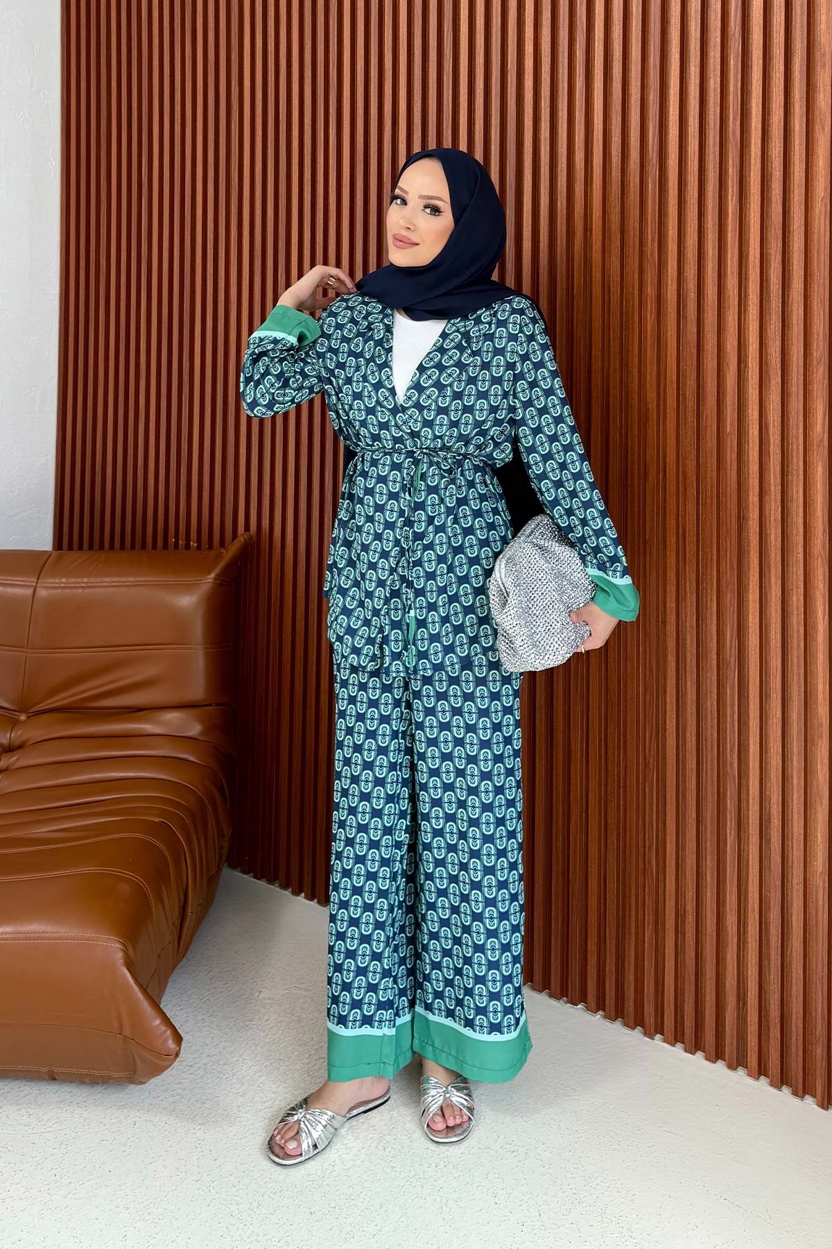 Baskı Desenli Takım 32-3590
