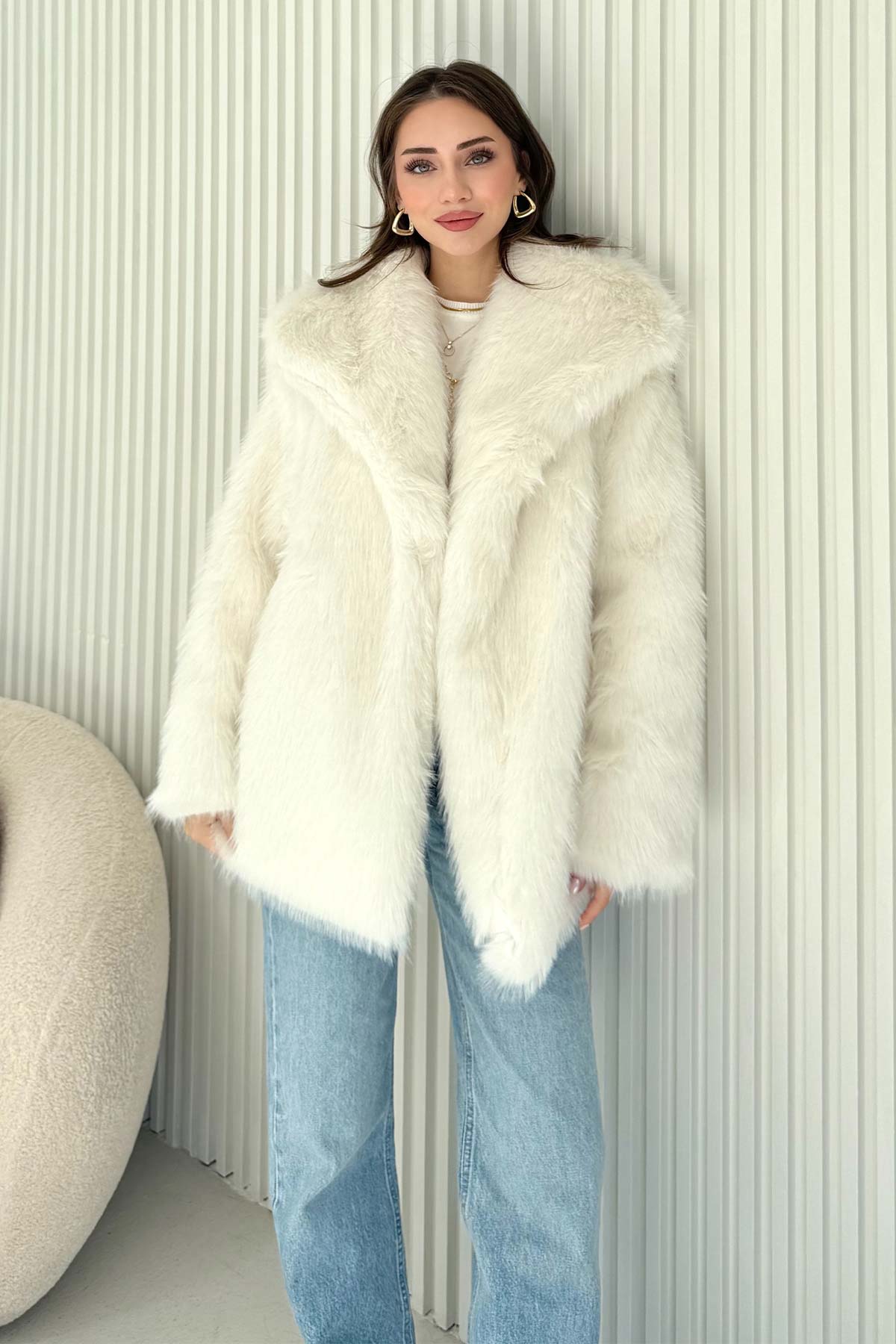 Suni Kürk Mont 32-6204-1