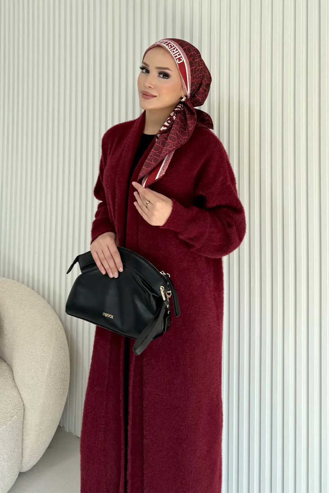 Uzun Triko Hırka 70-2543 · 5