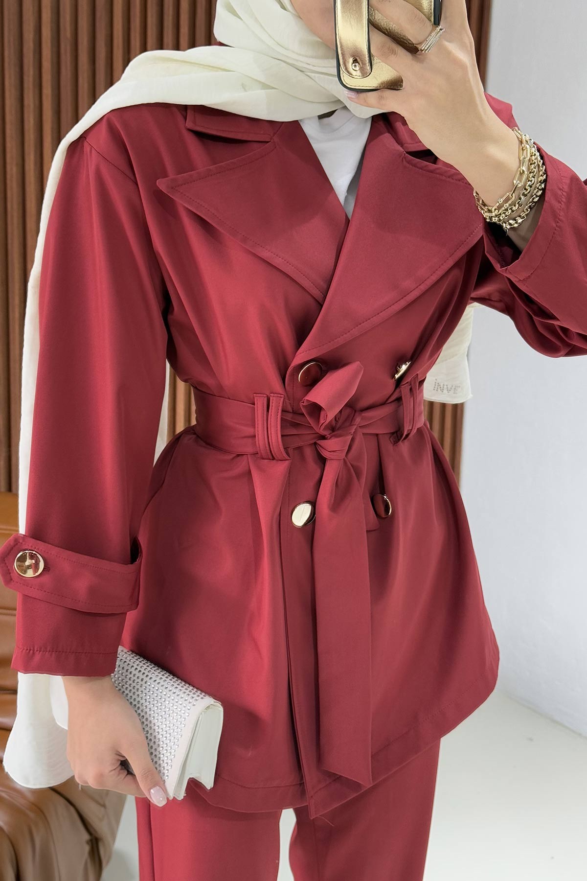 Trenç Pantolon Takım 32-2237
