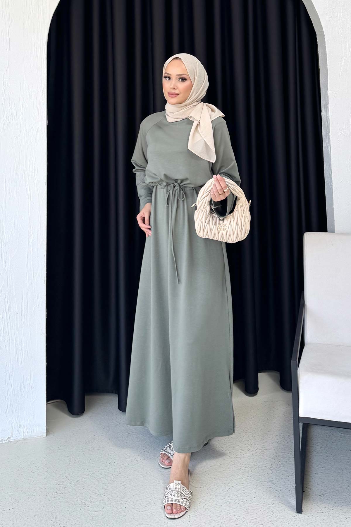 Modal Elbise 68-6203