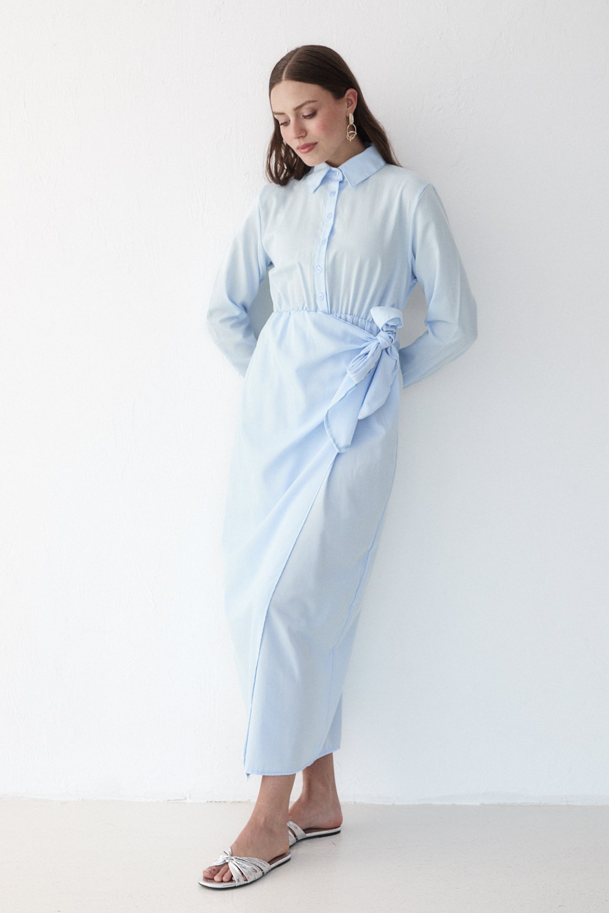Poplin Elbise 68-6172