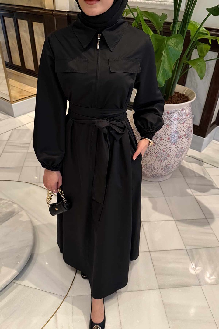 Kuşaklı Elbise 32-3517