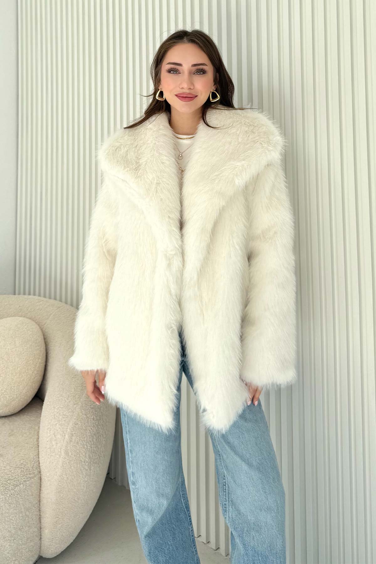 Suni Kürk Mont 32-6204-1