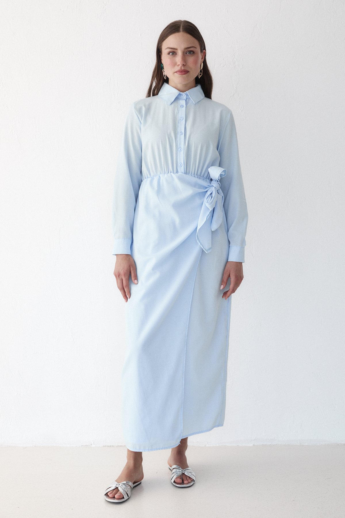 Poplin Elbise 68-6172