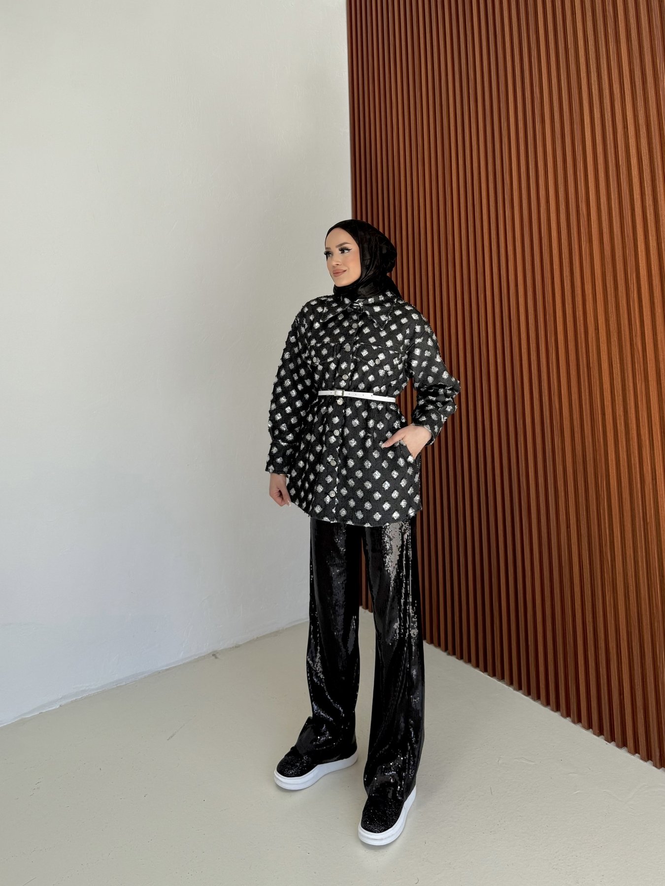 Pullu Kot Ceket 32-3420