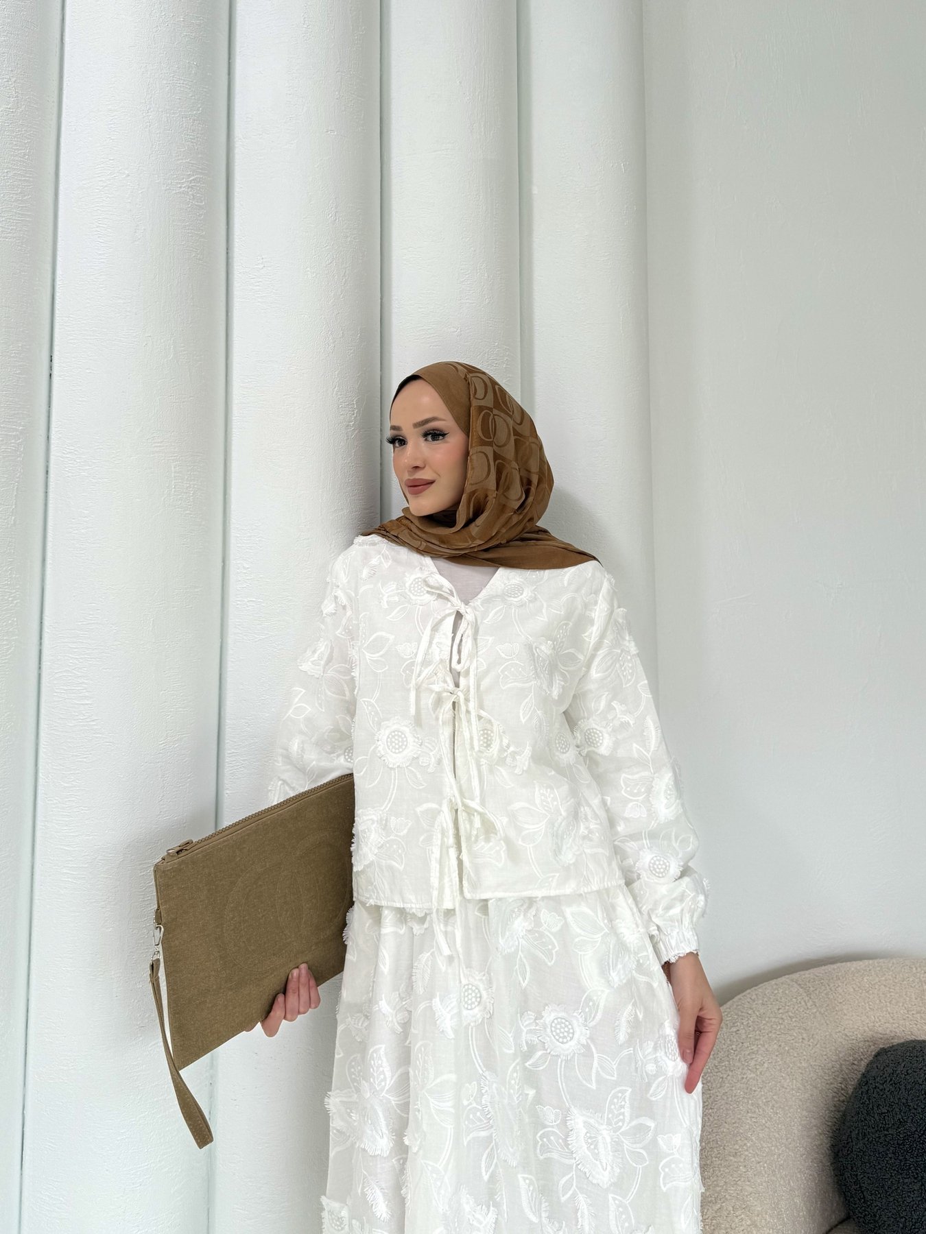 Çiçekli Etekli Takım 32-4018