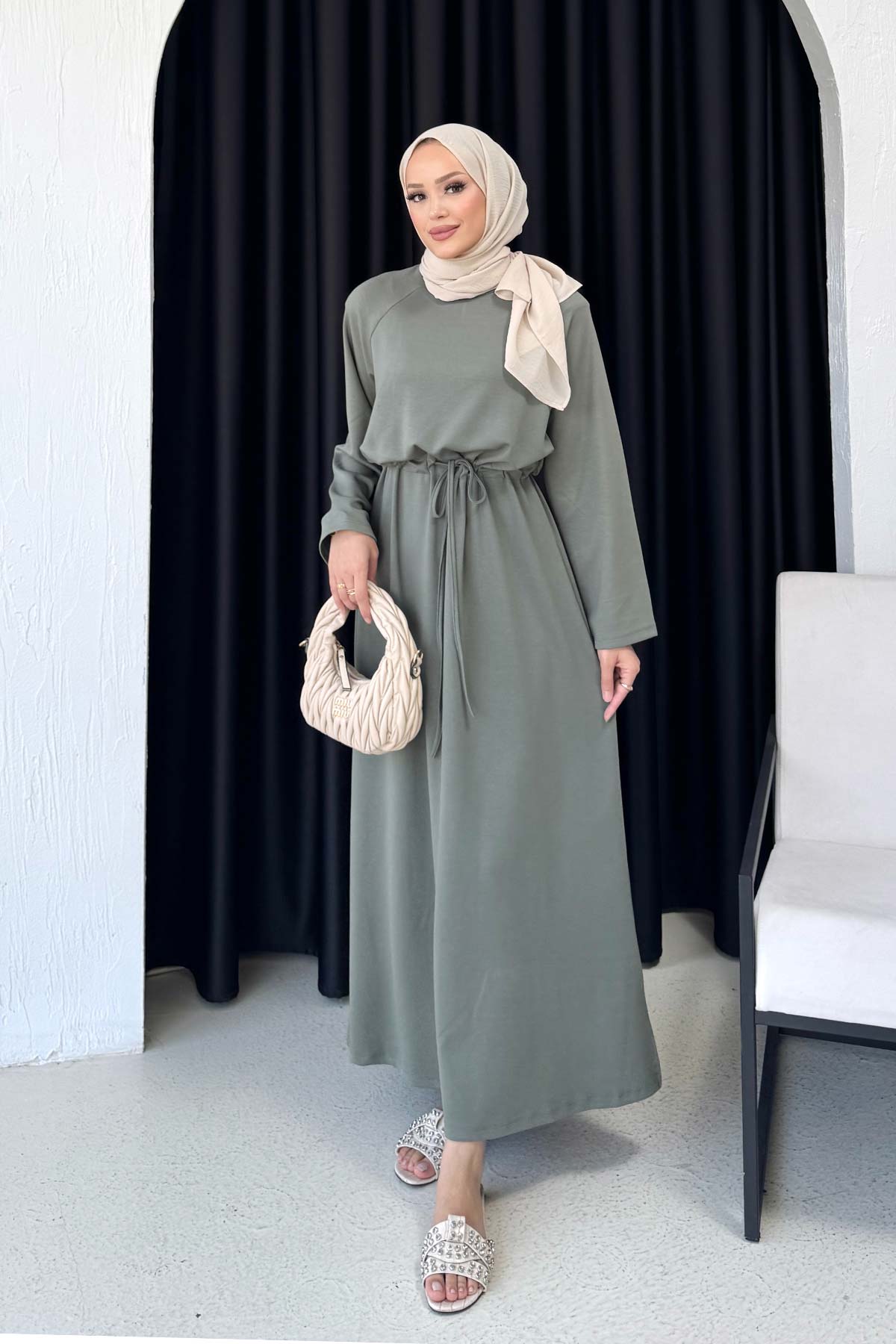 Modal Elbise 68-6203