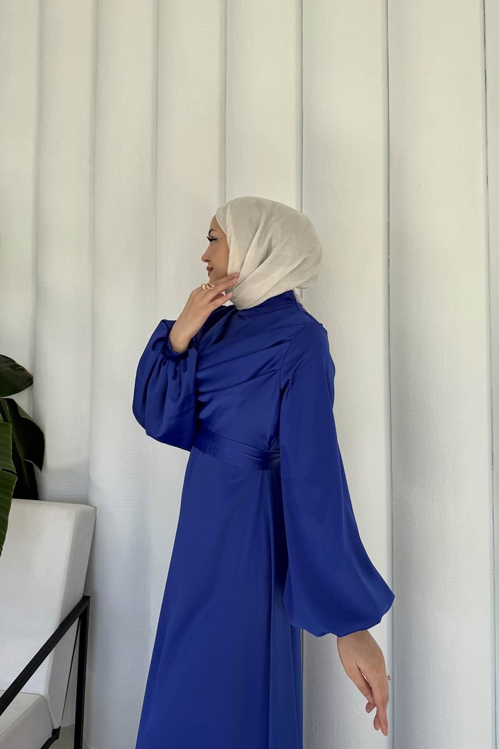 Saten Abiye Elbise 6-5100