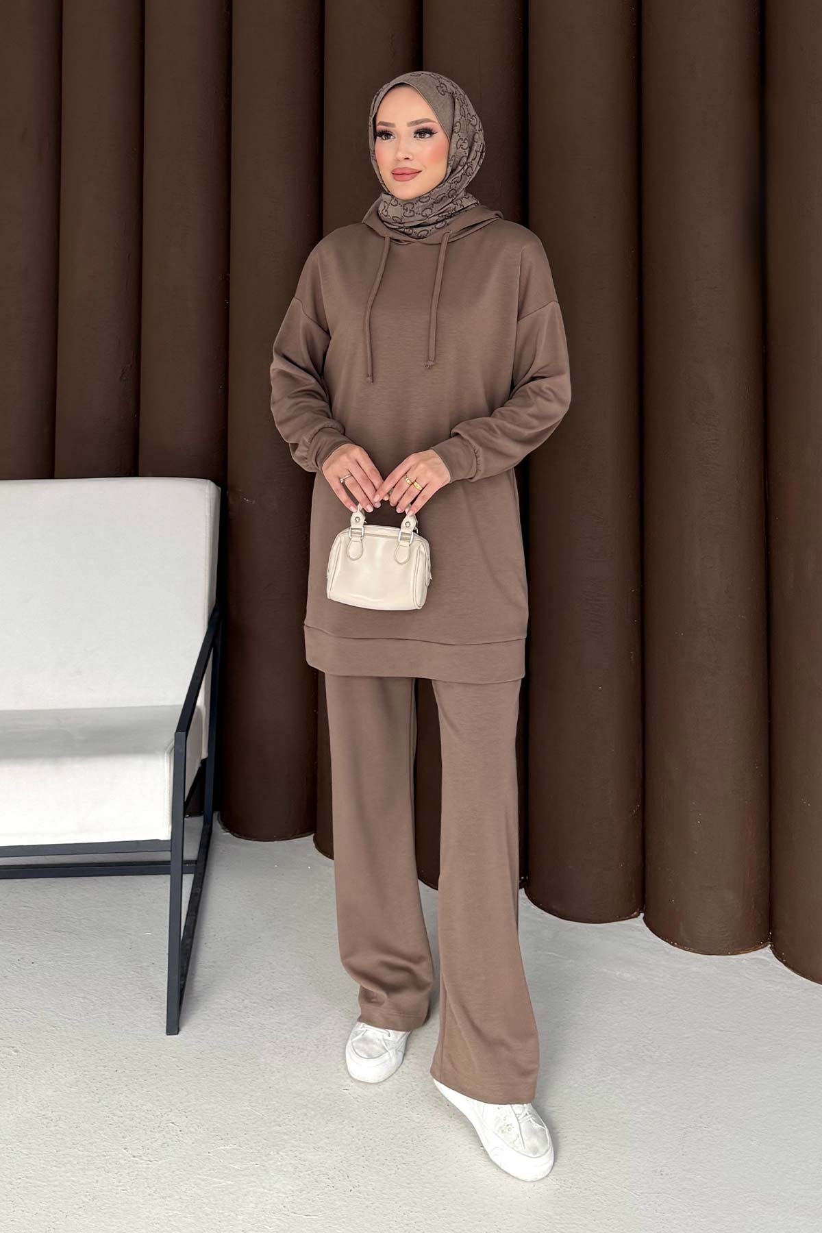 Kapüşonlu Basic Modal Takım 76-5501