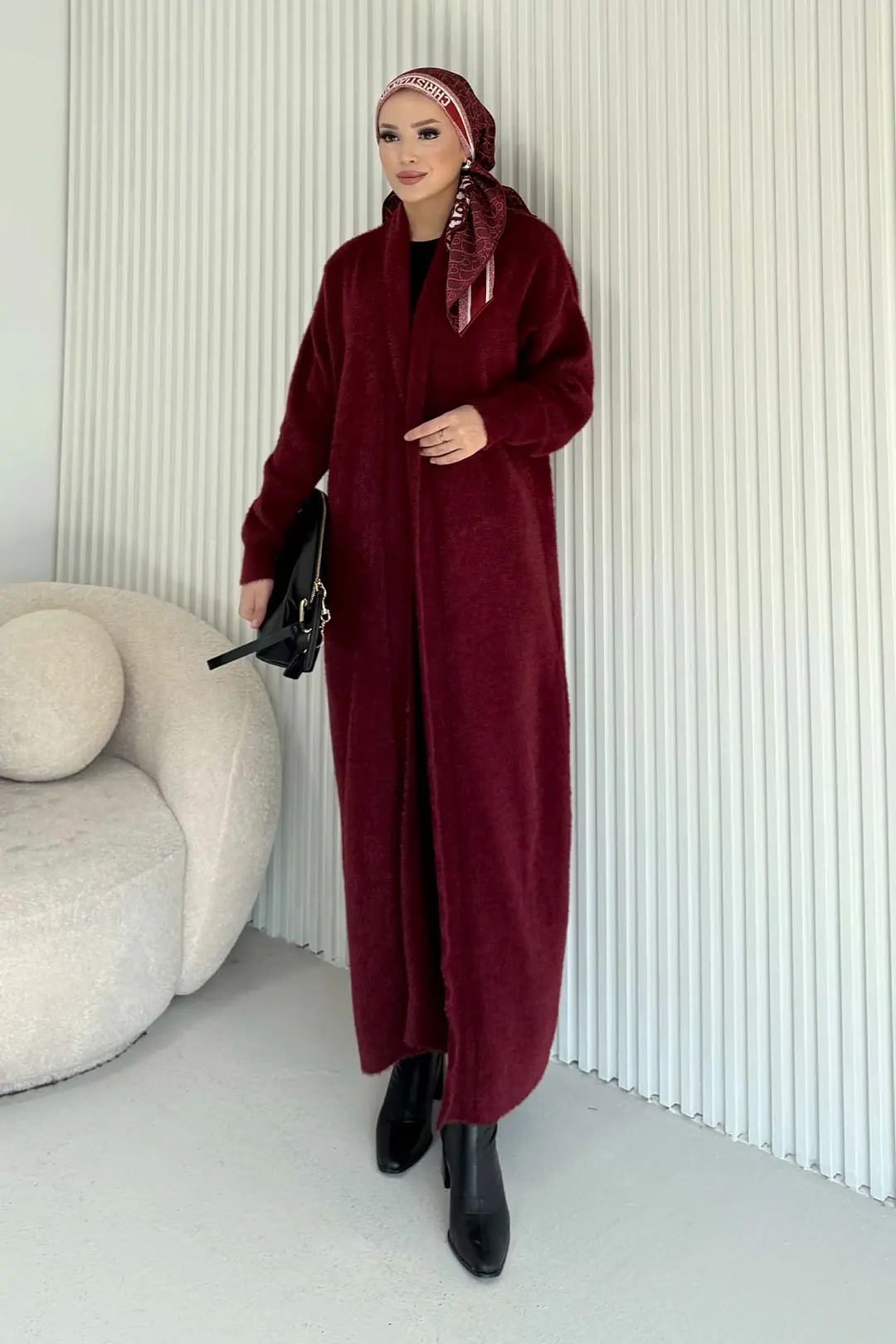 Uzun Triko Hırka 70-2543 · 3