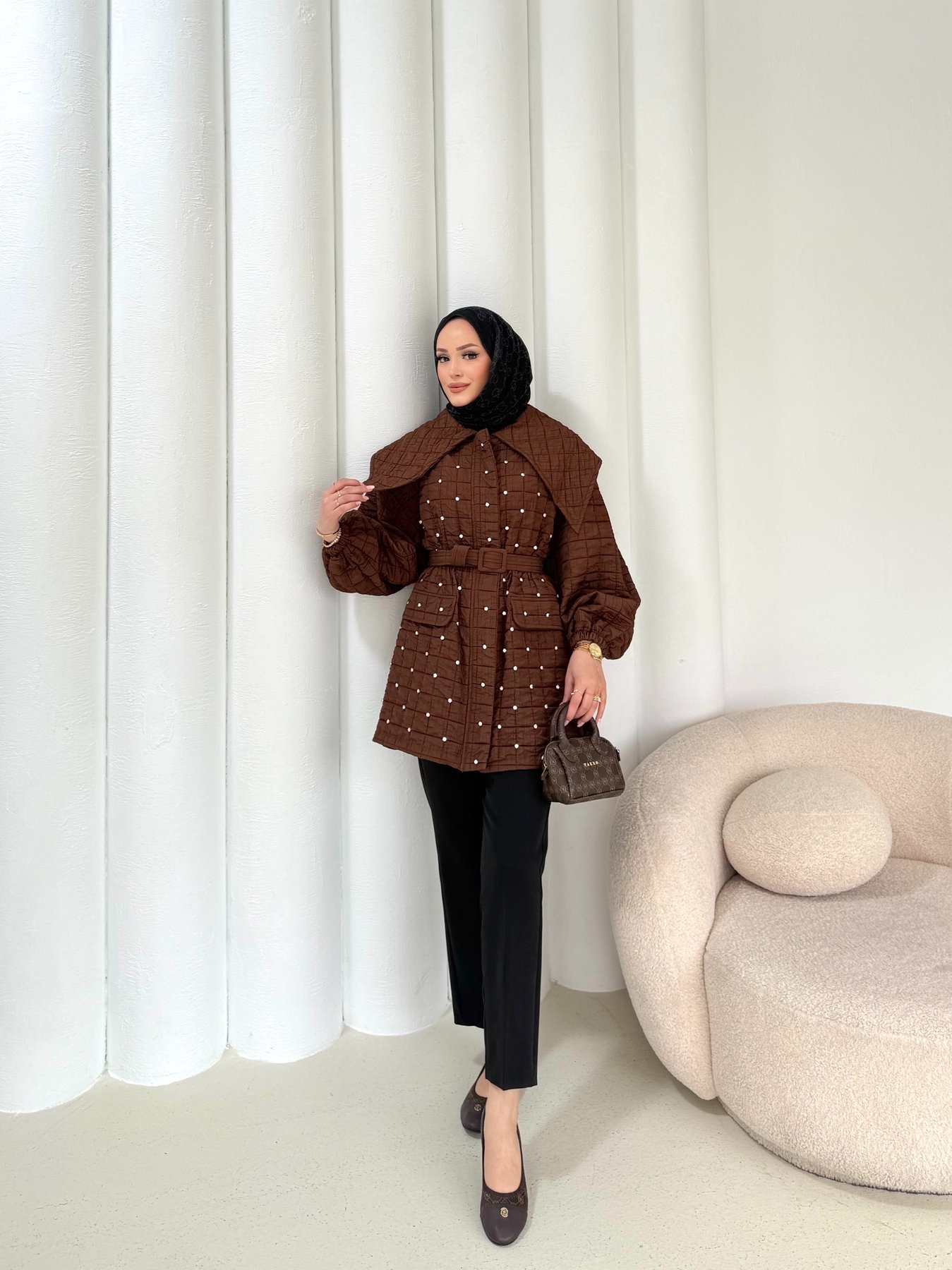 Taşlı Kapitone Kap 32-2315