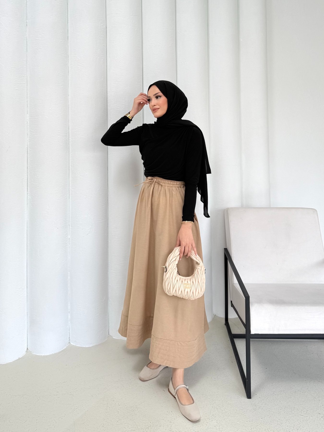 Poplin Etek 68-6166
