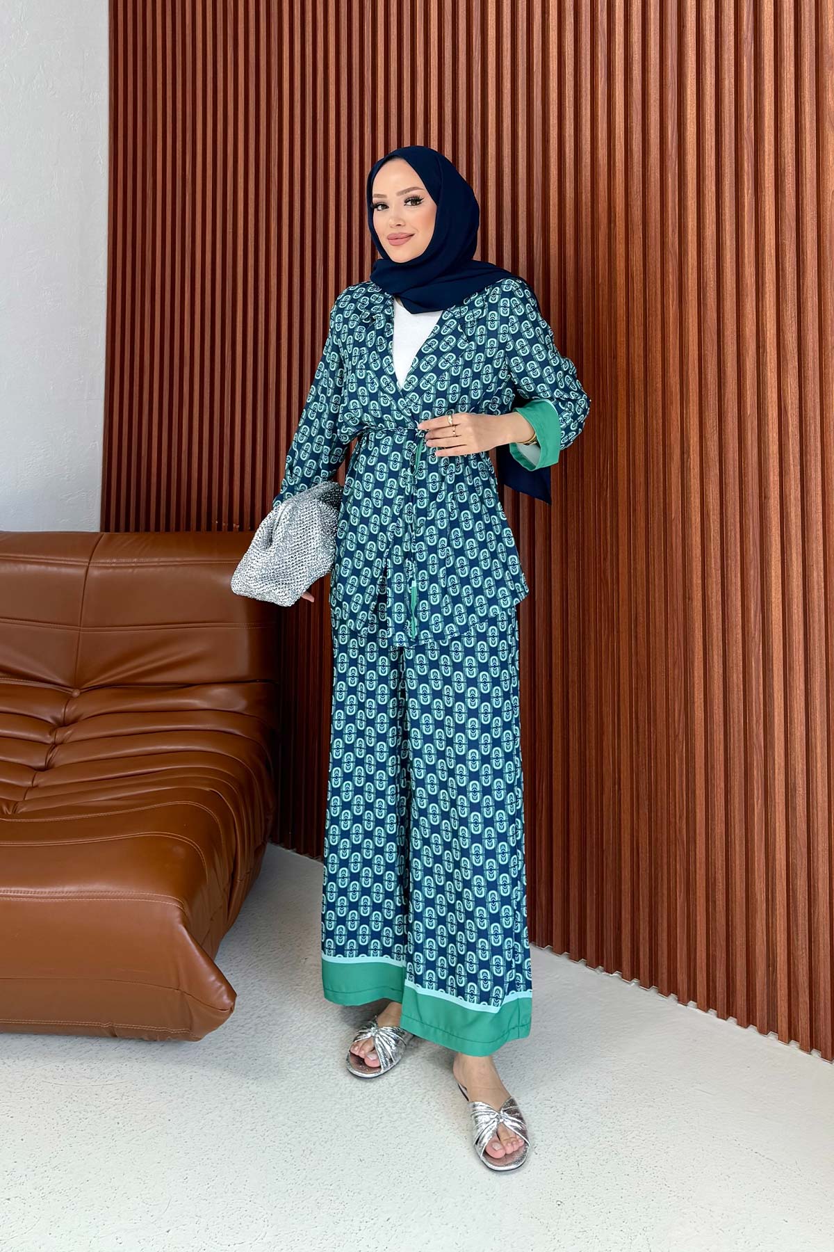 Baskı Desenli Takım 32-3590