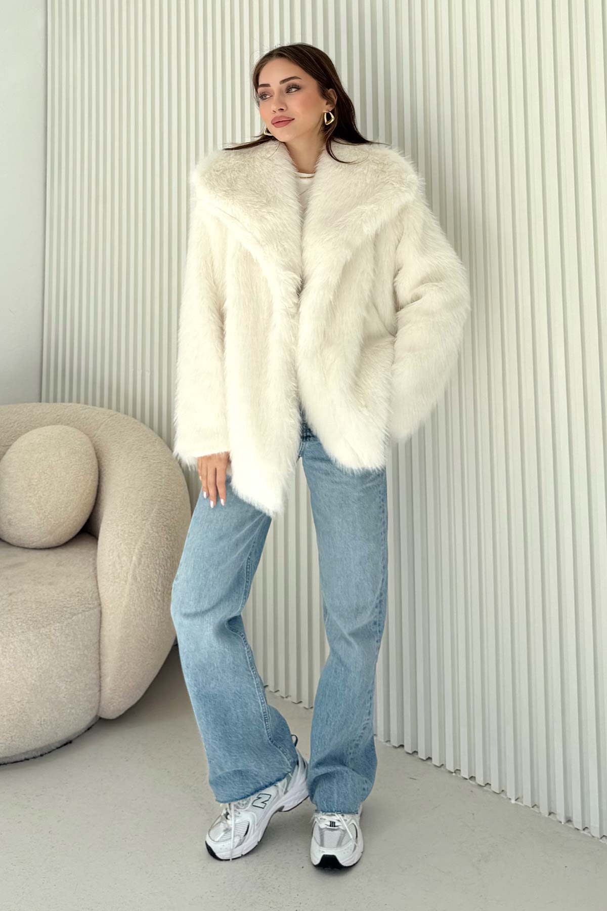 Suni Kürk Mont 32-6204-1