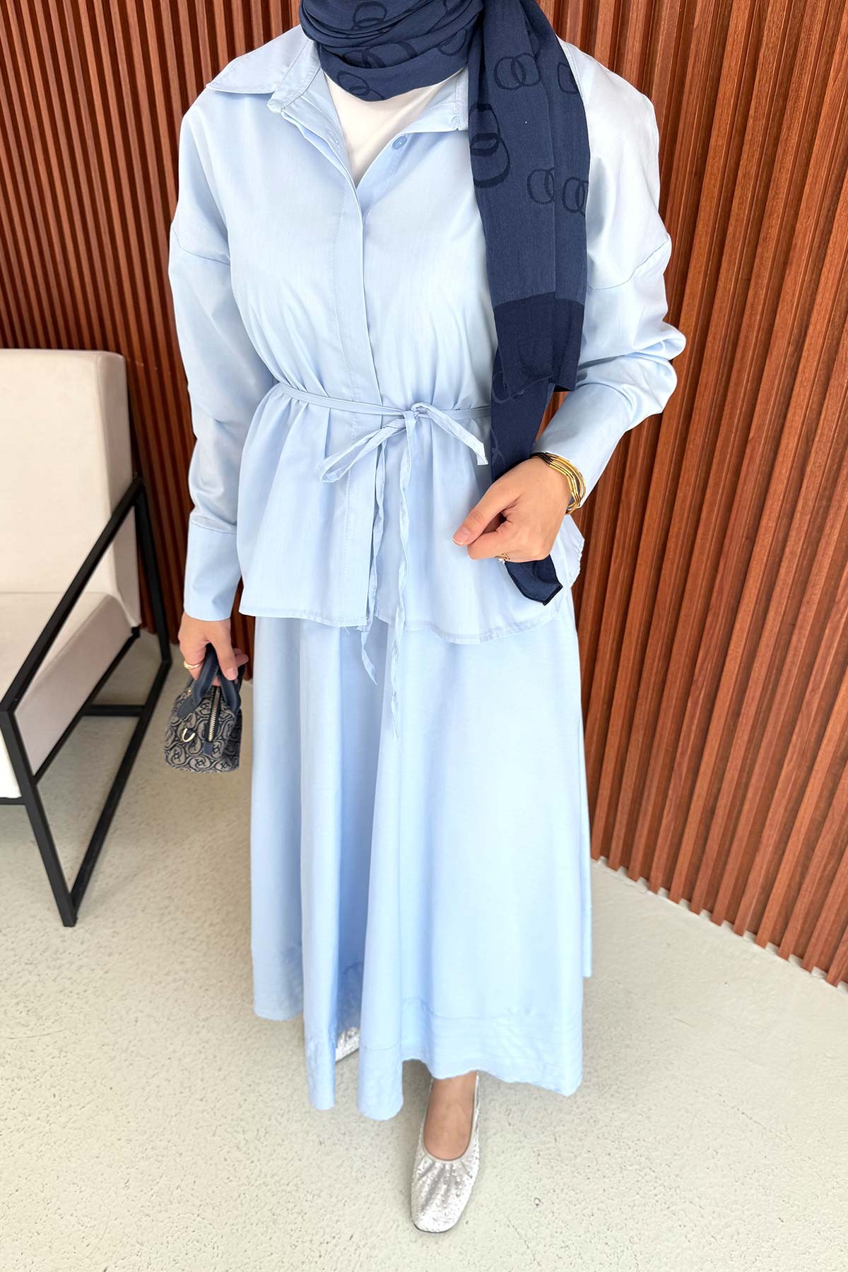 Poplin Etekli Takım 32-2225-1