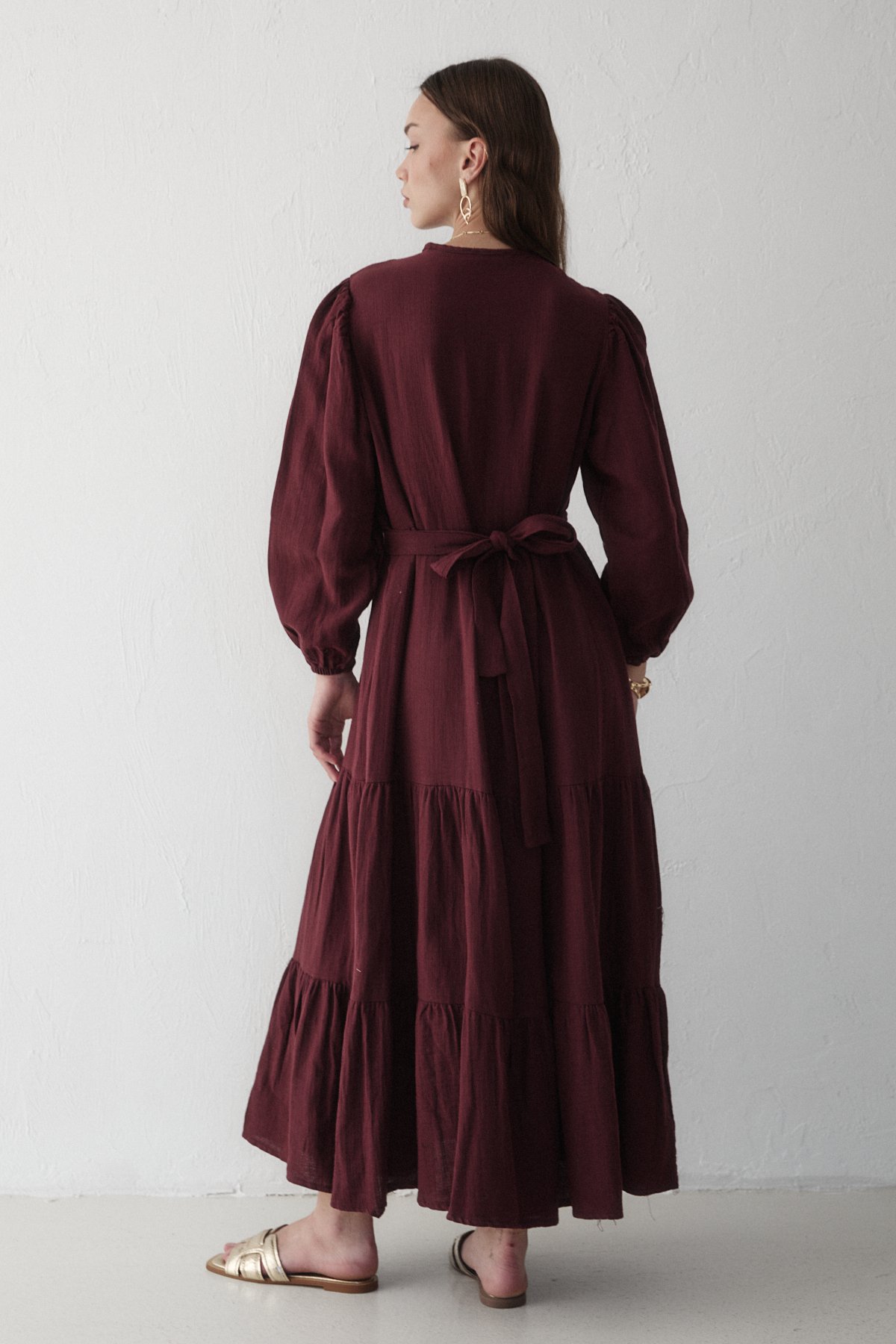 Müslin Elbise 32-3553
