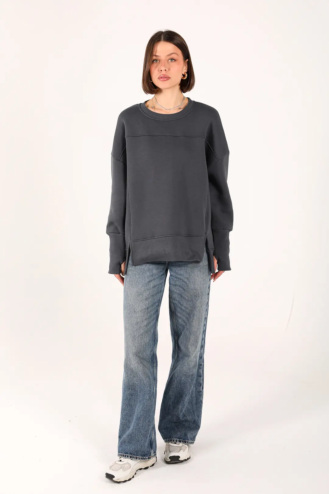 Yırtmaçlı Sweat 3-2102