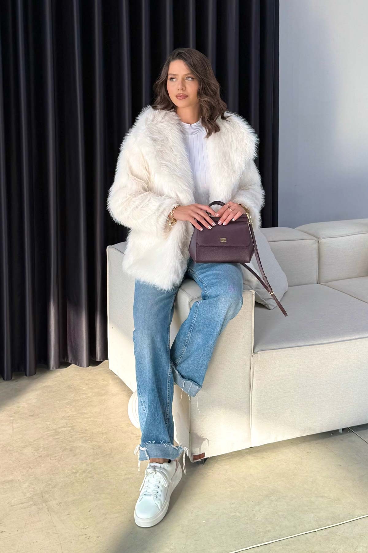 Suni Kürk Mont 32-6204