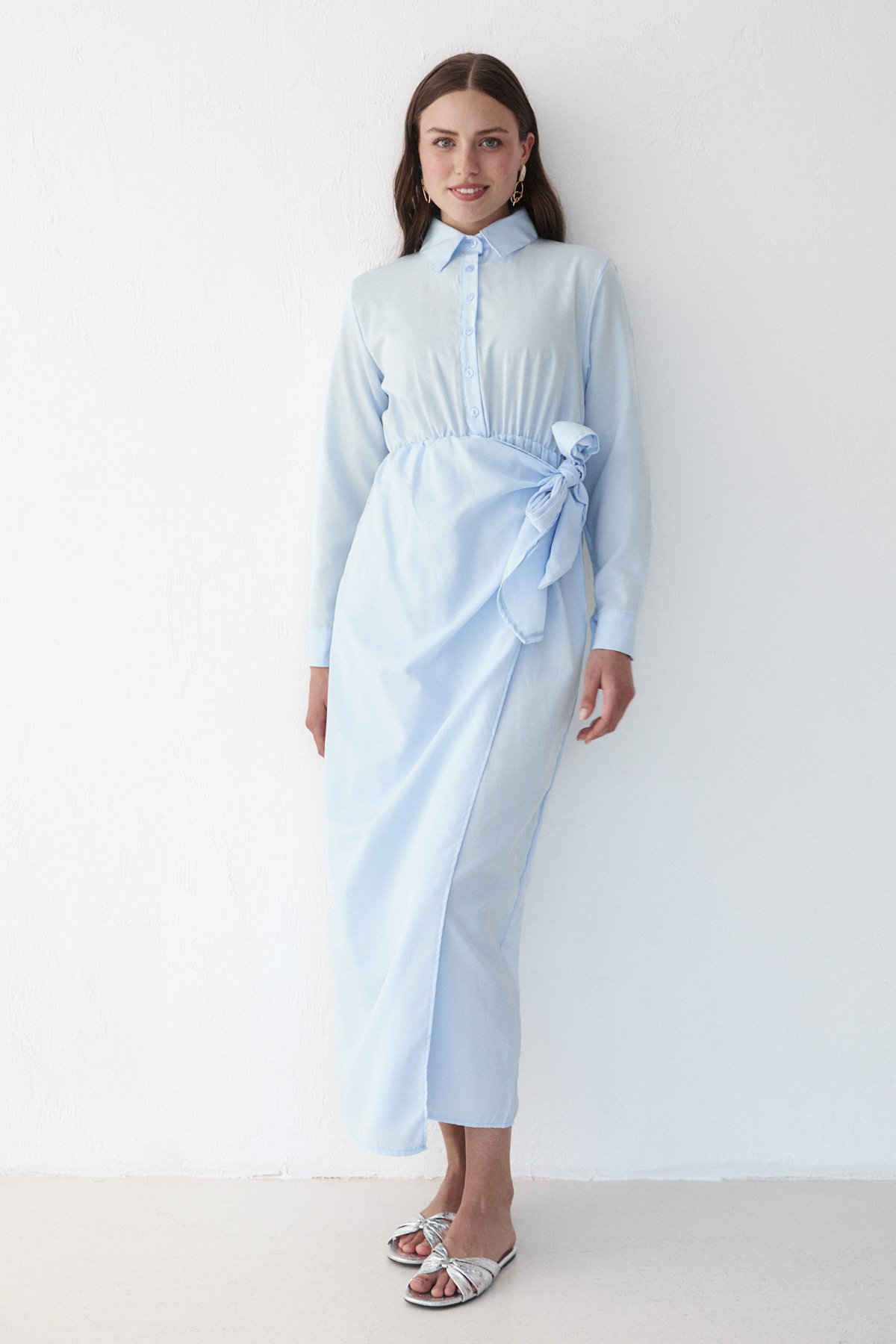 Poplin Elbise 68-6172