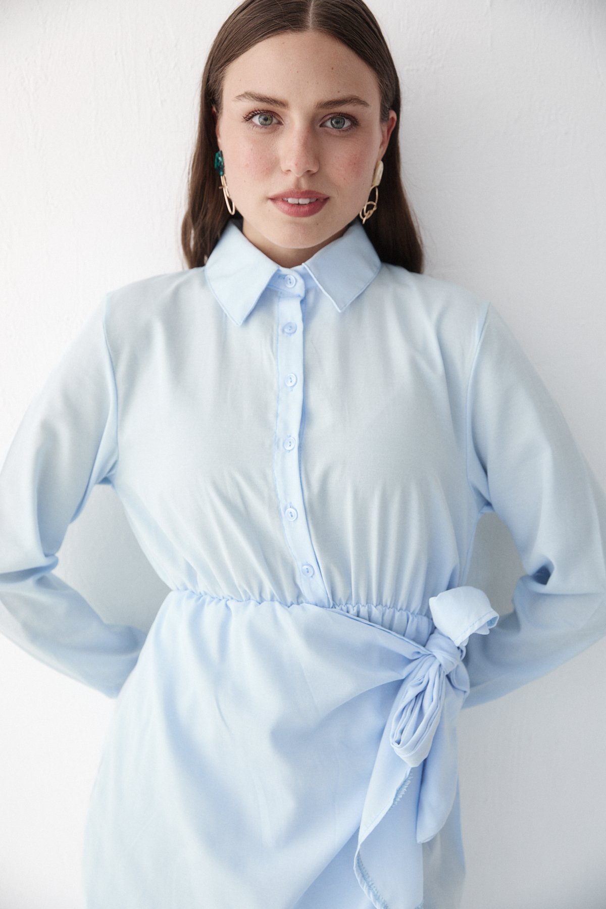 Poplin Elbise 68-6172