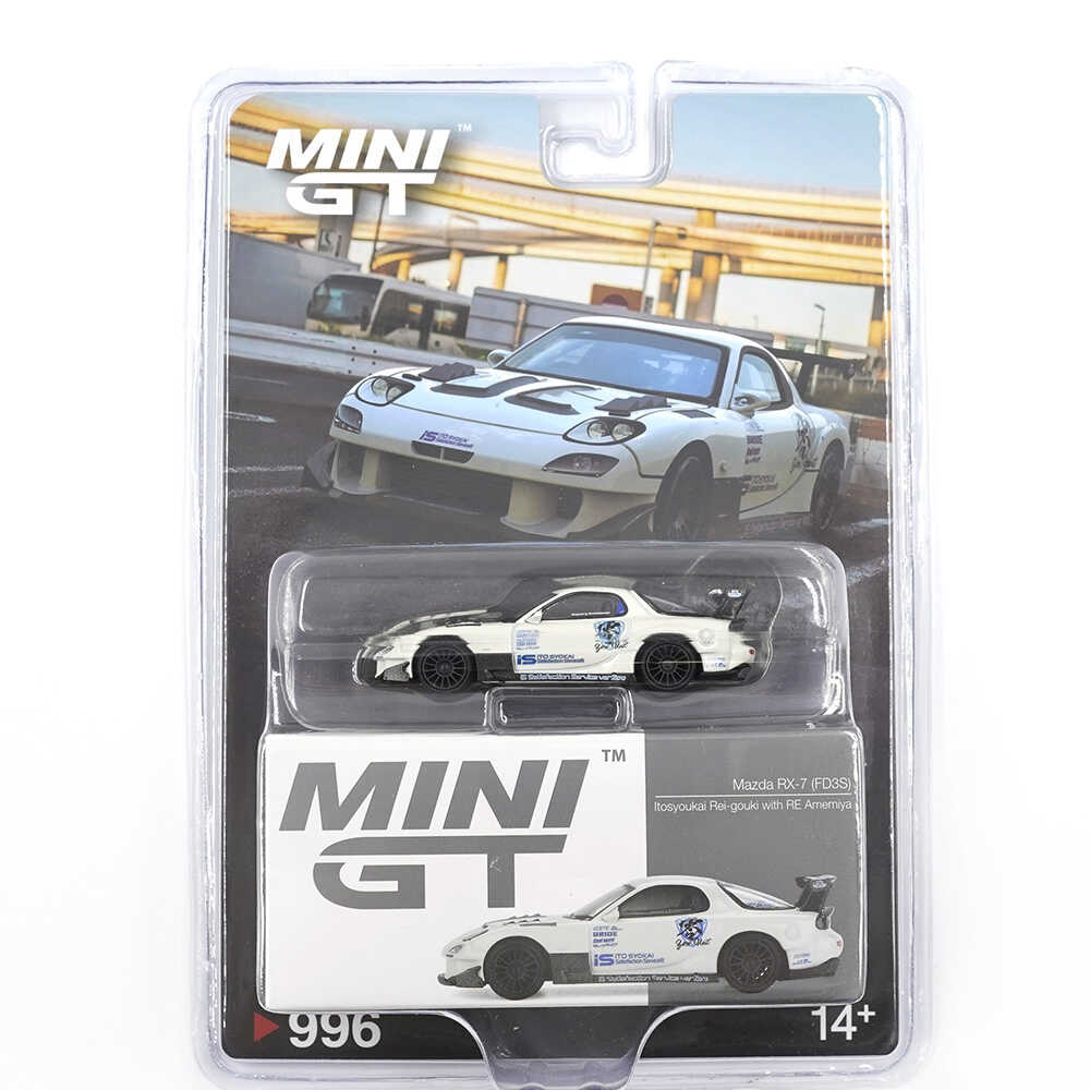 Mini GT Mini GT 1/64 Mazda RX-7 (FD3S) Itosyoukai Rei-gouki with RE Amemiya MGT00996-BL