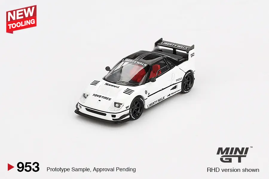 Mini GT 1/64 Mazda AZ-1 Liberty Walk LB40 White 2024 Tokyo Auto