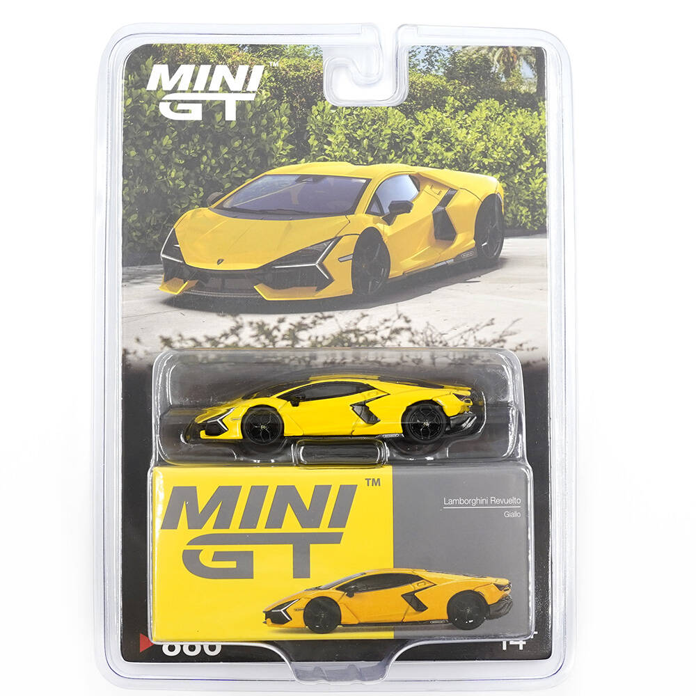 Mini GT 1/64 Lamborghini Revuelto Giallo - Blister Paket MGT00886-BL
