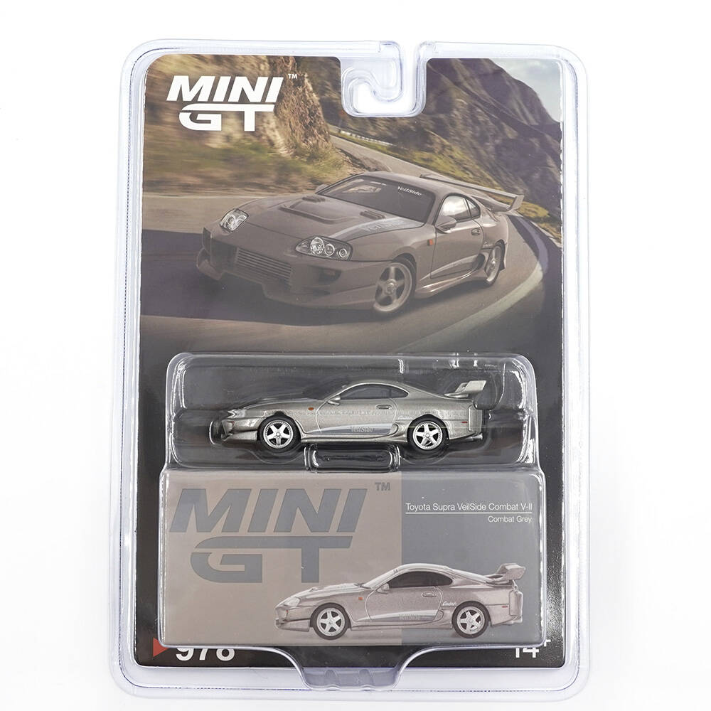 Mini GT 1/64 Toyota Supra VeilSide Combat V-II Combat Grey - Blister Paket MGT00978-BL