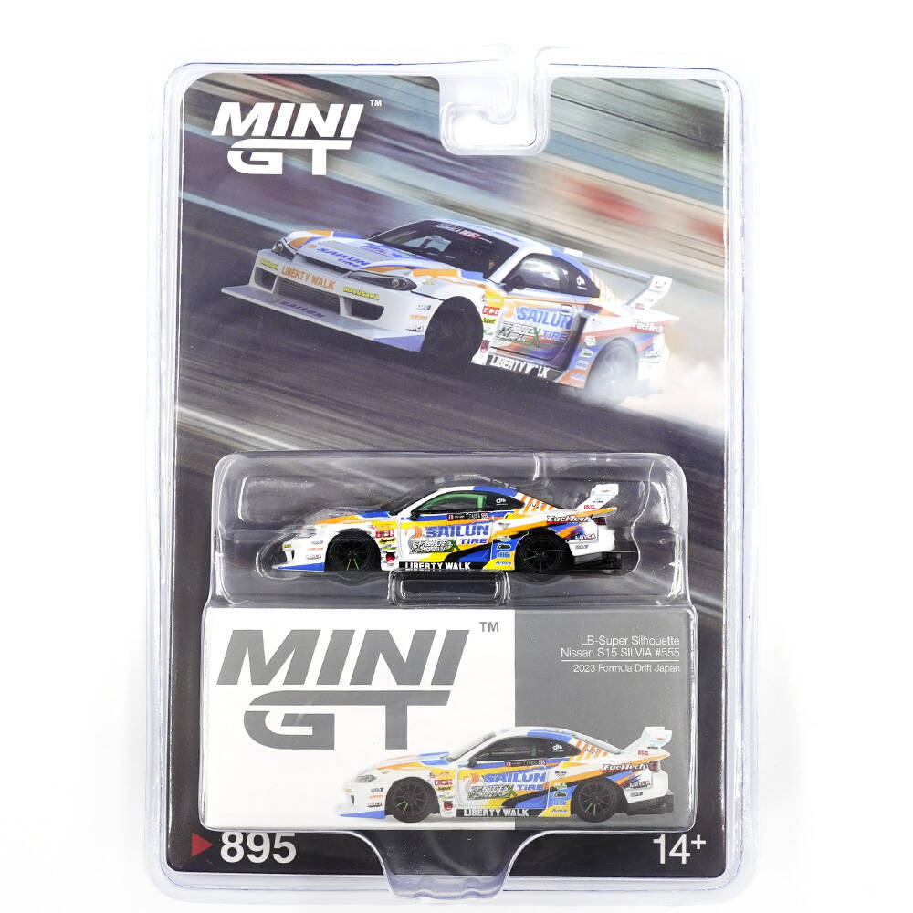 Mini GT 1/64 Nissan LB-Super Silhouette S15 SILVIA 2023 Formula Drift Japan - Blister Paket MGT00895-BL
