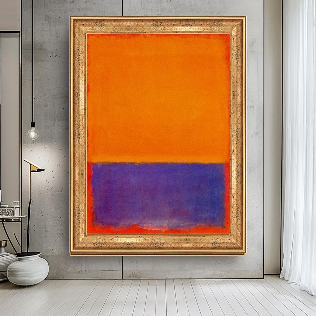 Mark Rothko Canvas Art ,Mark Rothko Canvas print ,Rothko Print, Rothko