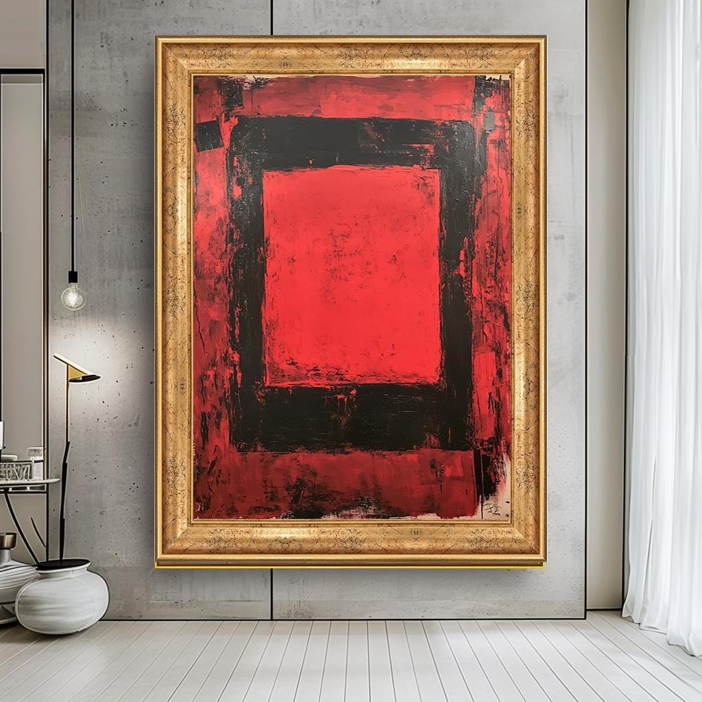 Mark Rothko Canvas ,Rothko Print, Abstract Color Field Art, Large Mini
