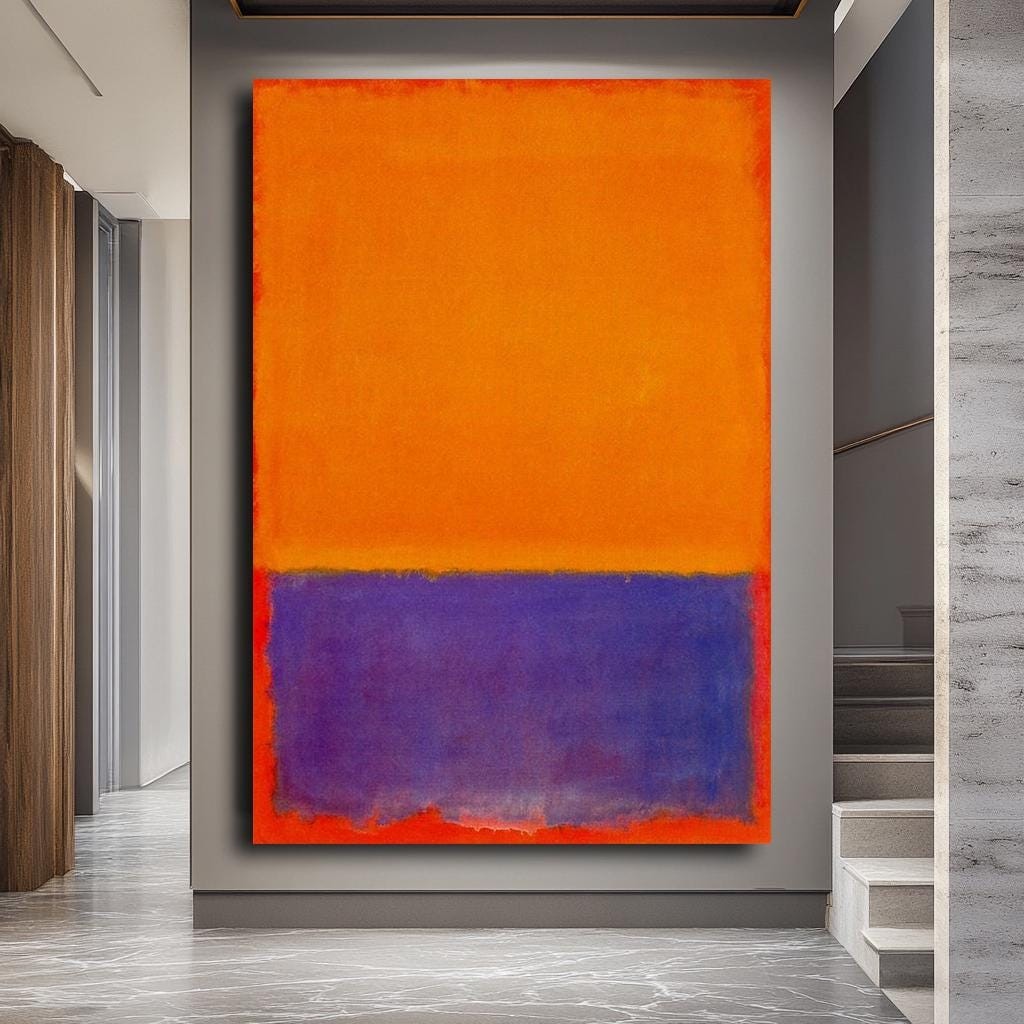 Mark Rothko Canvas Art ,Mark Rothko Canvas print ,Rothko Print, Rothko