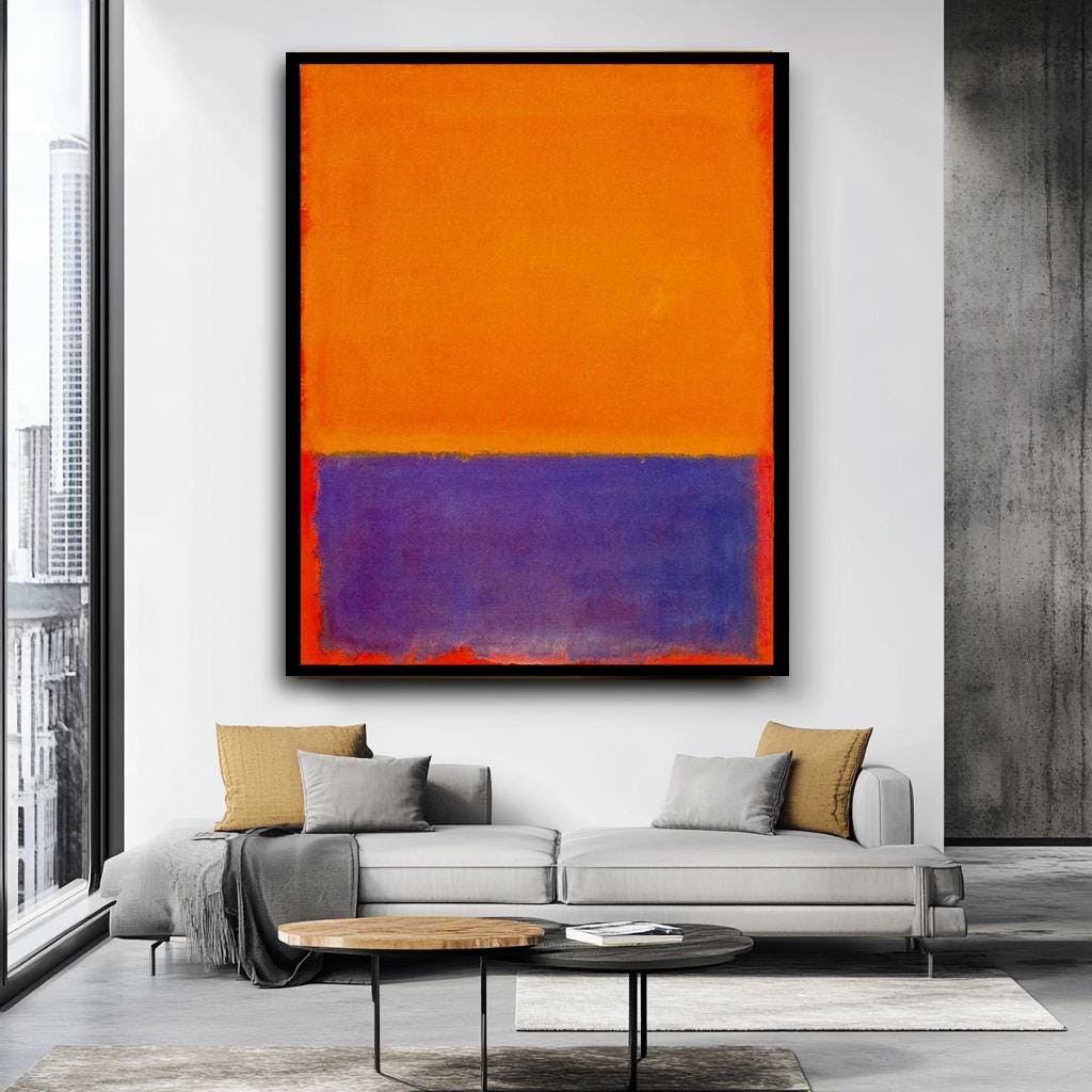 Mark Rothko Canvas Art ,Mark Rothko Canvas print ,Rothko Print, Rothko