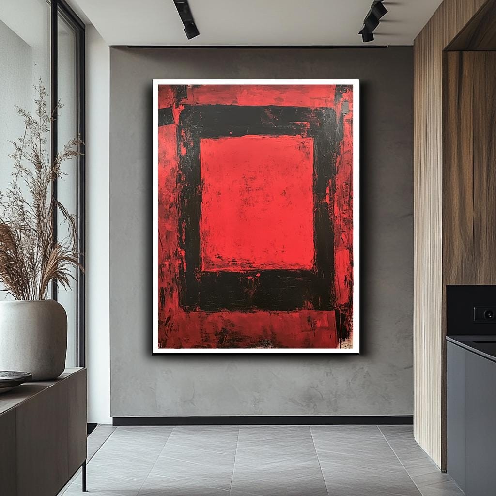 Mark Rothko Canvas ,Rothko Print, Abstract Color Field Art, Large Mini