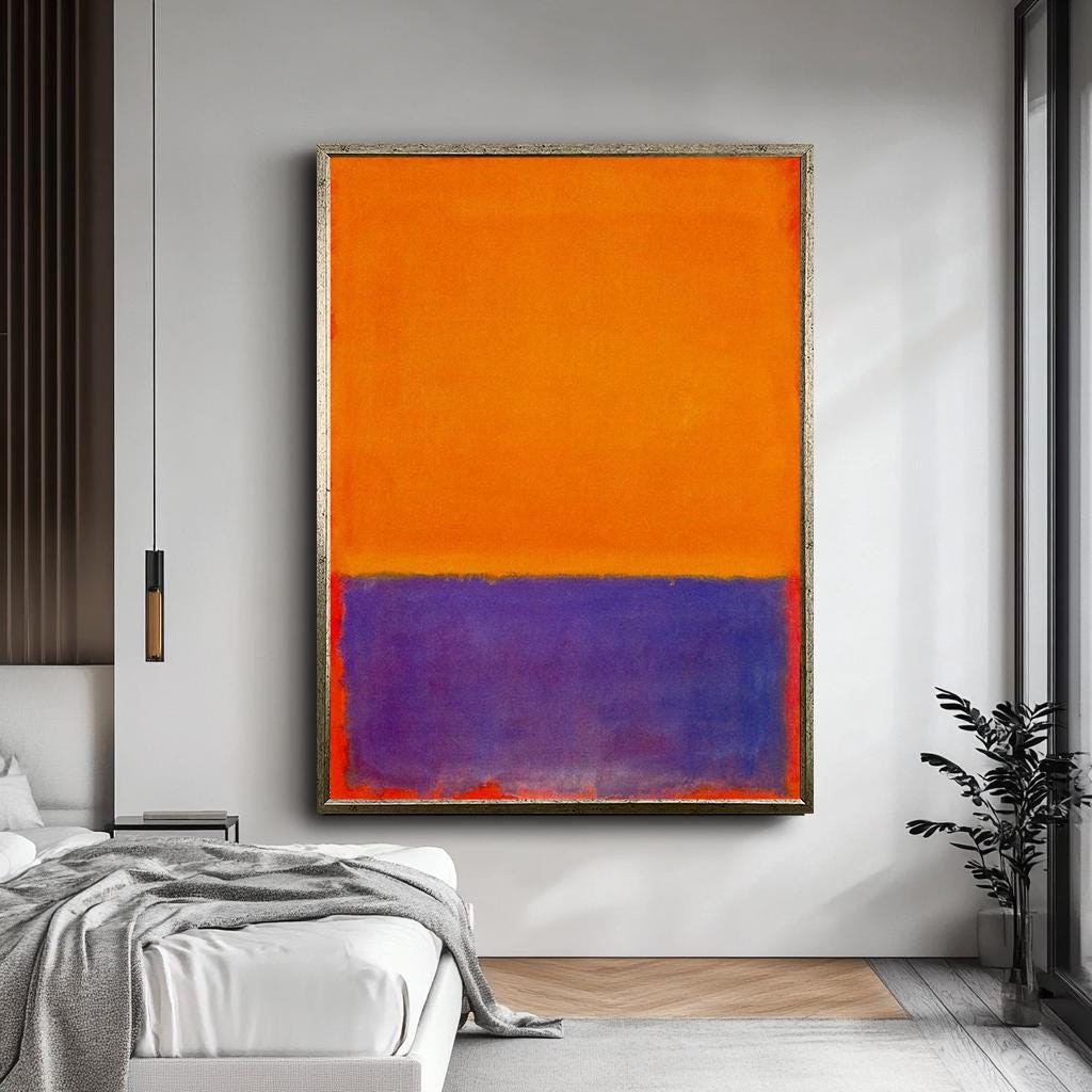 Mark Rothko Canvas Art ,Mark Rothko Canvas print ,Rothko Print, Rothko