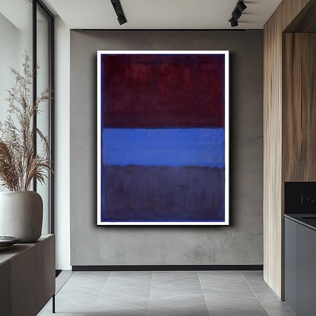 Mark Rothko Canvas Painting ,Rothko Print, Rothko Reproduction,Vintage